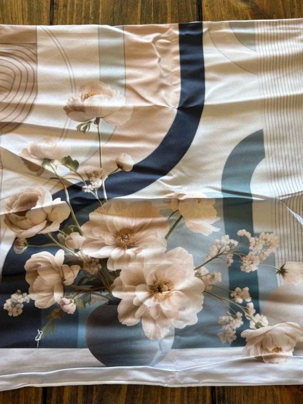 Floral Print Decorative Pillow Cover